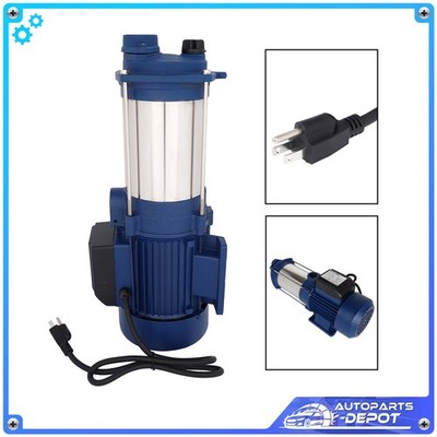 1.5HP 220V 1100W 1'' SHALLOW WELL JET WATER PUMP GARDEN SPRINKLER Brand New