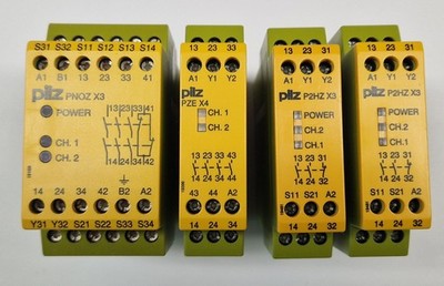 Konvolut Pilz PNOZ X3 + PZE X4 + 2x P2HZ X3