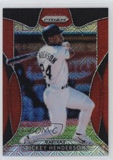 2019 Panini Prizm Tier III Red Mojo Prizm 164/299 Rickey Henderson #241 HOF 7xr