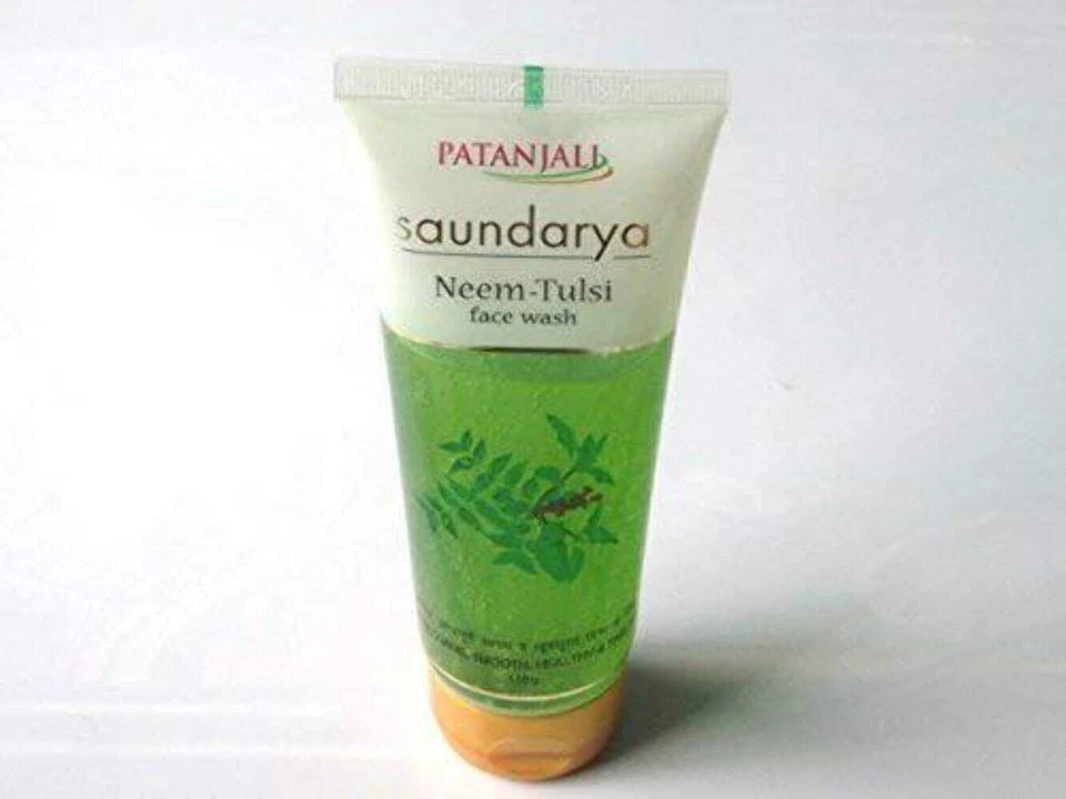 Patanjali Saundarya Aloe Vera Neem Tulsi Face Wash For Pimples 100gm - Imagem 2 de 4