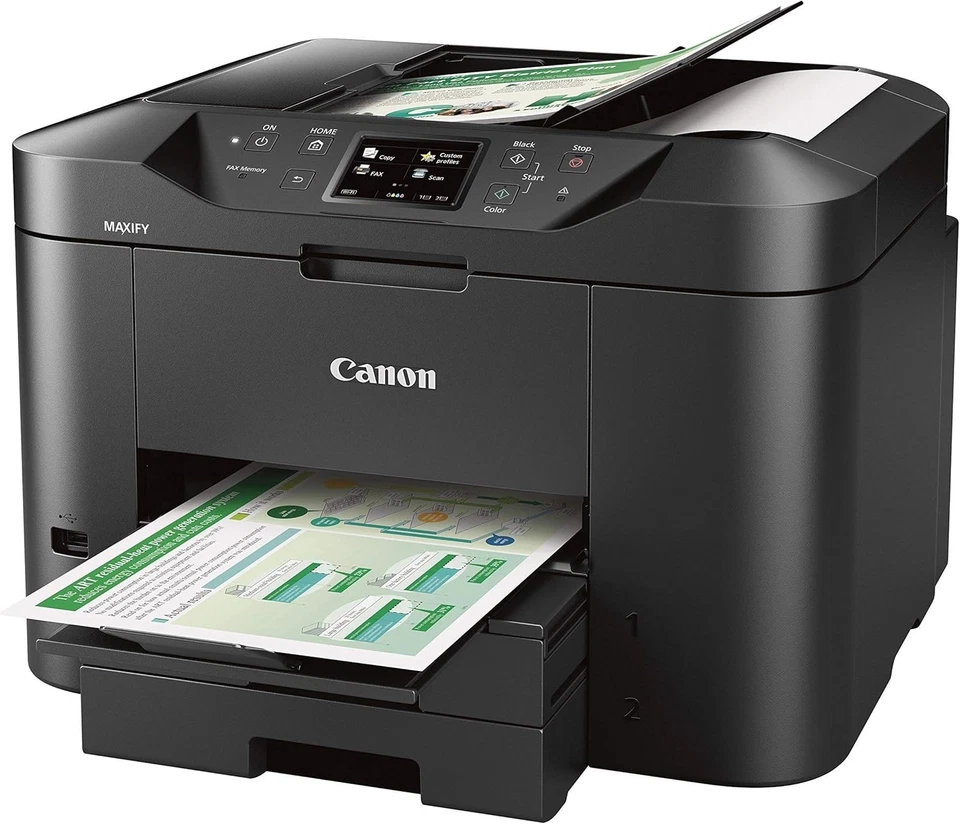 Canon MAXIFY MB2720 USB Wireless Network-Ready Color Inkjet All-In-One Printer - Image 2 of 3
