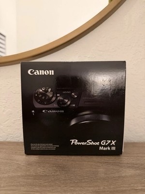 Canon PowerShot G7 X Mark III 20.1MP Black Brand New