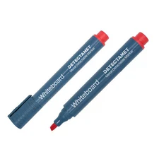 Detectamet 145-A06-P03-A08 Detectable Dry Erase Marker Set, Round Barrel, Pk10