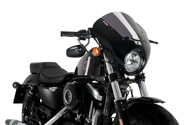 Puig Dark Night FüR Harley Davidson Sportster FORTY-EIGHT XL1200X Stark GetöNt-image