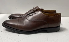 Santoni Brown Solid Oxford Dress Shoes Men 11