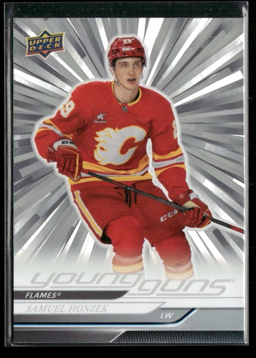 2024 Upper Deck Series 2 Young Guns Outburst Samuel Honzek #485 Rookie RC