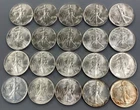 20 1986 US 1ozt .999 Silver Eagle $1 BU w/toning spots tube key date L24652