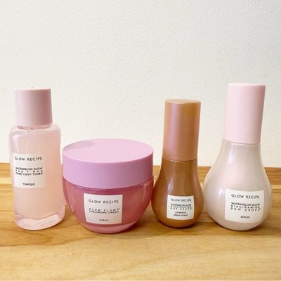 New! GLOW RECIPE Bundle of 4 Skincare Products
