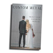 Your Photo or Image Printed on Custom Metal Wall Art, 16"x24" 24L" x 16W"