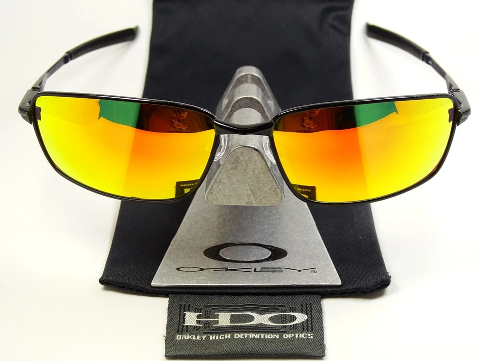 Oakley Splinter Black Fire Sonnenbrille Savitar Tightrope Square Wire Whisker C, Foto 3 von 5