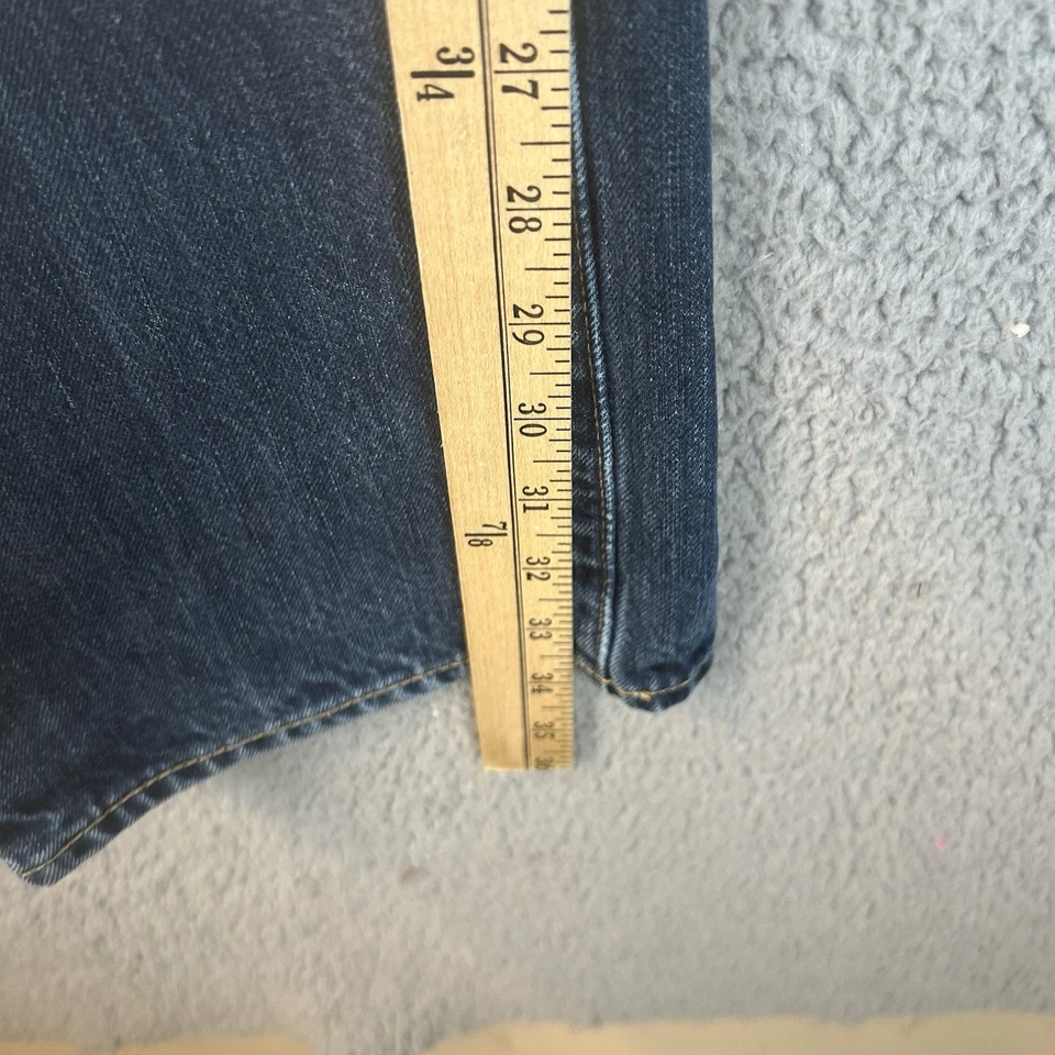 Pantalones de mezclilla Abercrombie & Fitch para hombre 34X34 el clásico botón recto mosca Y2K Foto 4 de 4