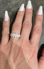 Diamond Ring Engagement Anniversary (1/2 Ct) Solid 10k YG Sz 6.5 — photo 5