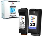2-PK Compatible HP 15 23 Ink Cartridges Combo Pack for DeskJet 810 810C 812 812C