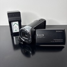 Sony Handycam HDR-CX240 Black Camcorder w/ 16GB SD Card Portable Charger