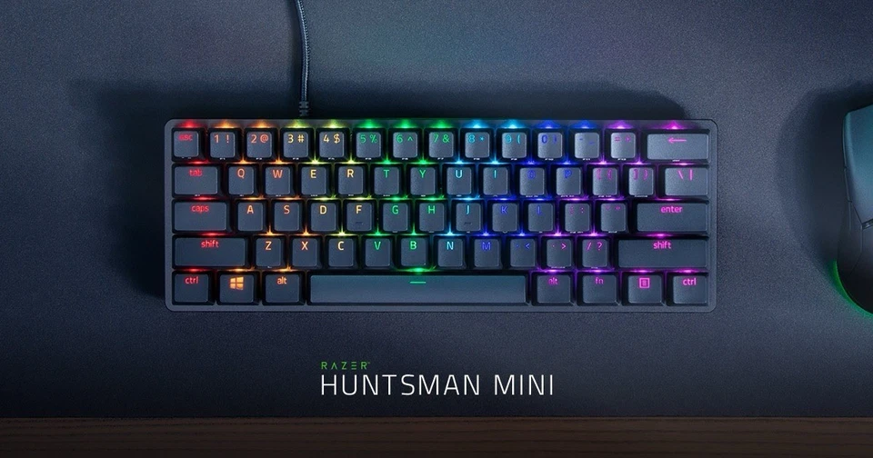 Razer Huntsman Mini – kompakte Gaming Tastatur mit optischen Switches