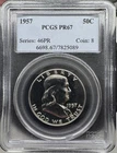 1957 -Proof 67 -PCGS Certified -Franklin Half Dollar -Glossy Beautiful Coin-PR67