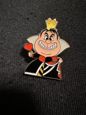 Disney Box Lunch Alice in Wonderland Big Head Queen of Hearts Pin