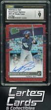 Wander Franco 2020 Donruss Optic RPS-WF Rated Prospect Auto Red Mojo 42/99 CSG 9