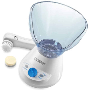 Conair Facial Sauna System with Timer PLUS Rotating Facial Brush & Sponge
