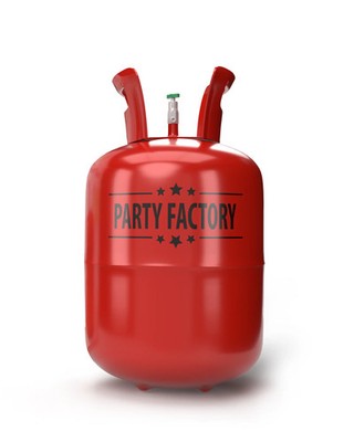 Helium Ballongas für 50 Luftballons Einweg Heliumflasche Folienballons Ballons