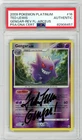PSA Signed Ted Lewis Pokemon Platinum Gengar 16/99 Reverse Holo 2009