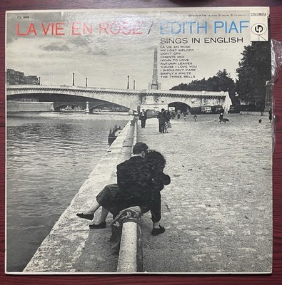 Edith Piaf La Vie En Rose / Edith Piaf Sings In English Vinyl LP [Chanson]