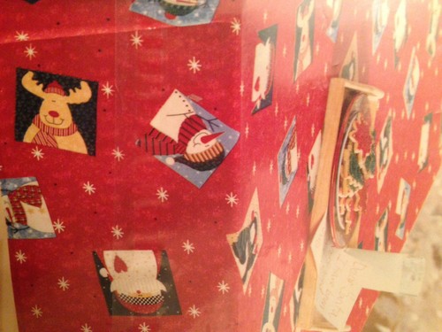 NWT VTG JCPENNEY Christmas Tablecloth 60"x84" Rectangle 100% Cotton - Picture 2 of 5