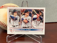Adam Duvall / Austin Riley / Ozzie Albies Atlanta Braves Topps NL RBI Leaders