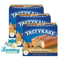 Tastykake Koffee Kake Juniors 3 Boxes