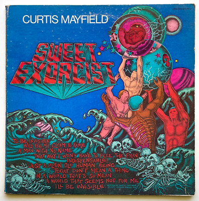 Vtg 1974 CURTIS MAYFIELD Album SWEET EXORCIST Record 1ST PRESSING