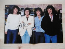 Smokie autograph signed 28x41 cm poster folded