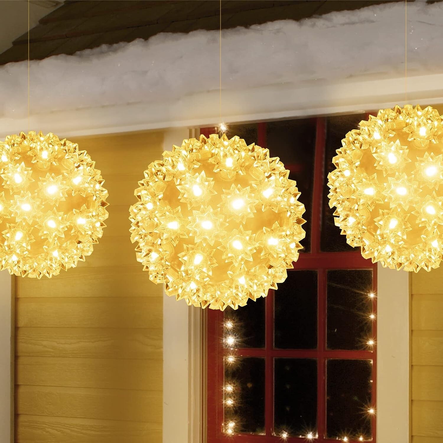 GE Energy Smart Random Sparkle LED Sphere 3 pack 50 LEDs each