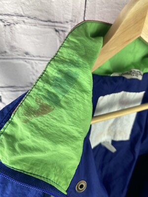 Vintage SOS Sportswear Of Sweden Neon Ski Jacket Size 16 | eBay