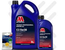 Millers Trident Longlife 5W-30 C3 Engine Oil 6L 6 Litre (5L+1L) + 5L SCREENWASH