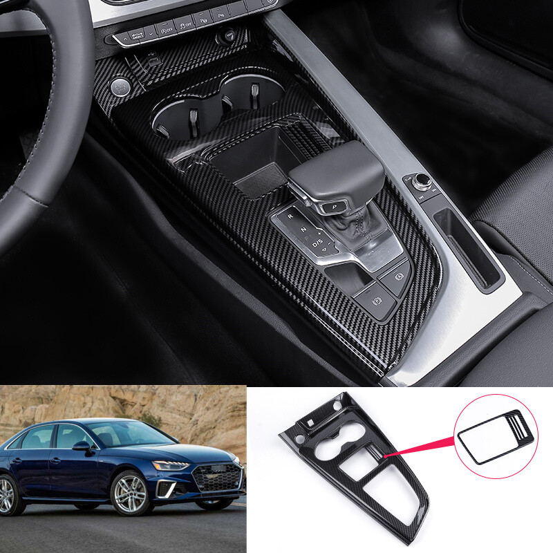 For Audi A4 A5 S5 RS5 2020-2023 Carbon Fiber Console Gear Shift