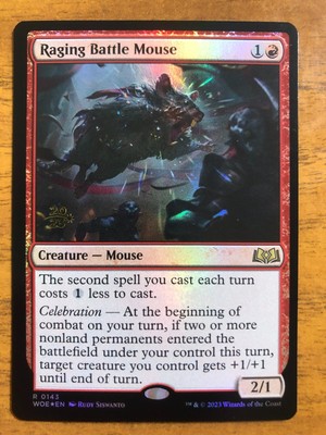 Raging Battle Mouse - Wilds of Eldraine - MTG - 0143