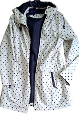Dunnes Stores Coat Rain/polka Dot Jacket Size 10-12 (bust 104-106cm)