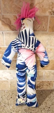 NEW Dammit Doll Stuffed Plush Doll Toy  12" Hawaiian Floral Pattern ORIGINAL