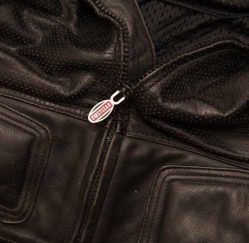 Vintage First Gear Intersports Fashion West Armored Motorcycle Jacket - Picture 6 of 12