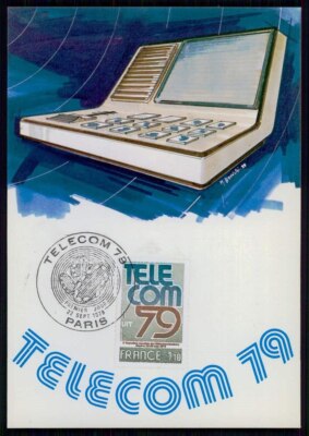 FRANKREICH MK 1979 COMPUTER PC MAXIMUMKARTE MAXIMUM CARD MC CM xb81