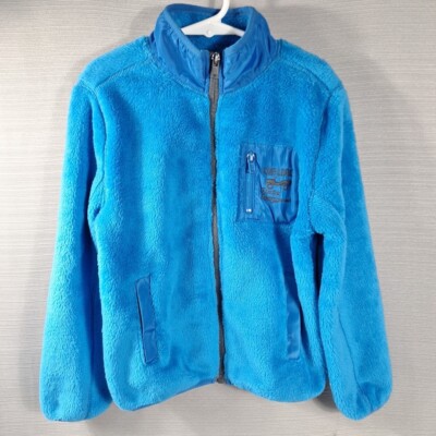 Kids J is for Jeep Full Zip Fleece Jacket Bright Blue Children's