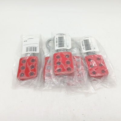 Master Lock 40CL91 Lockout Hasp Lot of 9