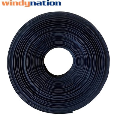 100 Fuß 100' SCHWARZ 3/4'' 3/4 Zoll Polyolefin 2:1 Schrumpfschlauch