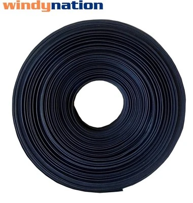 WINDY NATION INC 100 Feet 100' BLACK 3/4" 3/4 inch Polyolefin 2:1 Heat Shrink Tubing
