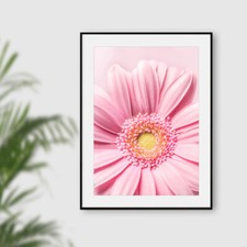 Pink Botanical Wall Art Prints Bedroom Living Room Pictures Posters Home Decor