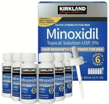 KIRKLAND Minoxidil 5% Extra Strength Men Hair Regrowth Solution 6 Month Supply