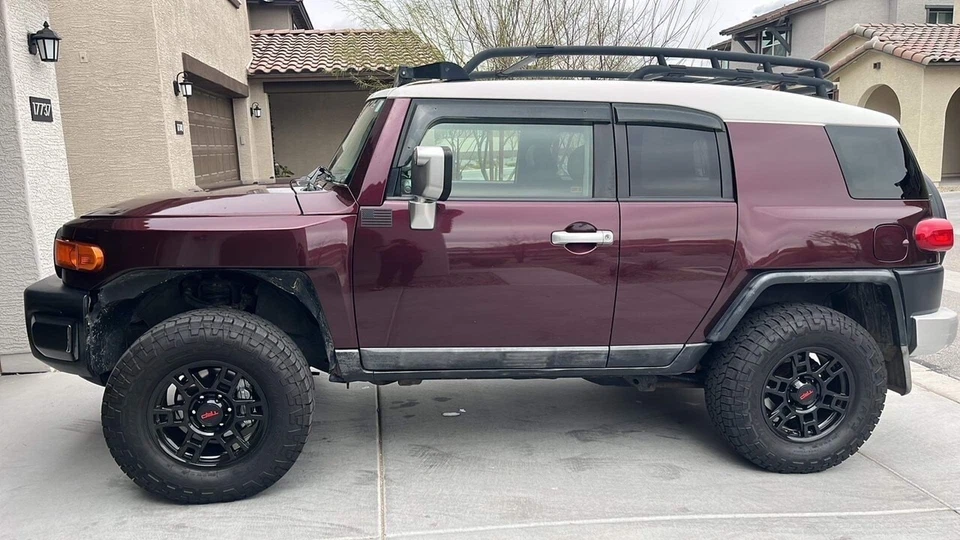 17" Wheels Fits Toyota 4Runner Tacoma FJ GX460 GX470 17x8 6x139.7 +5 Gloss Black - Image 3 of 4