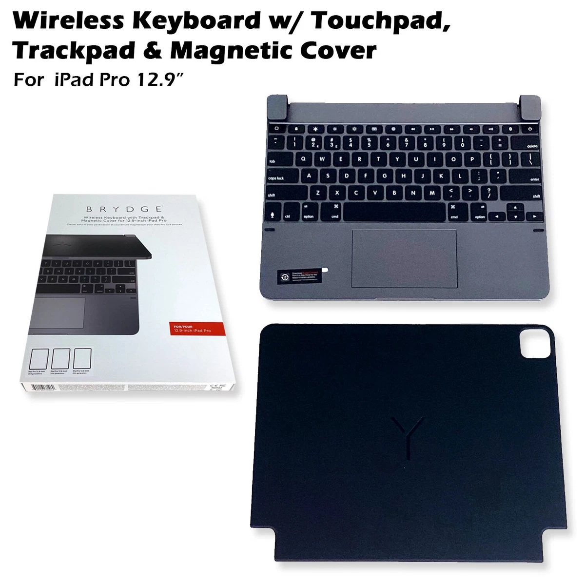 Brydge PRO Plus Bluetooth Keyboard Trackpad For 12.9 Inch iPad Pro 