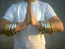 Wing Chun Martial Arts Iron Bracelet Tai Chi Iron Ring Kung Fu Iron Arm Exercise