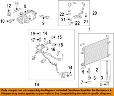 GM OEM Air Conditioner-A/C AC Drier 13277638